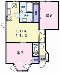 カーペンターⅡの物件間取画像